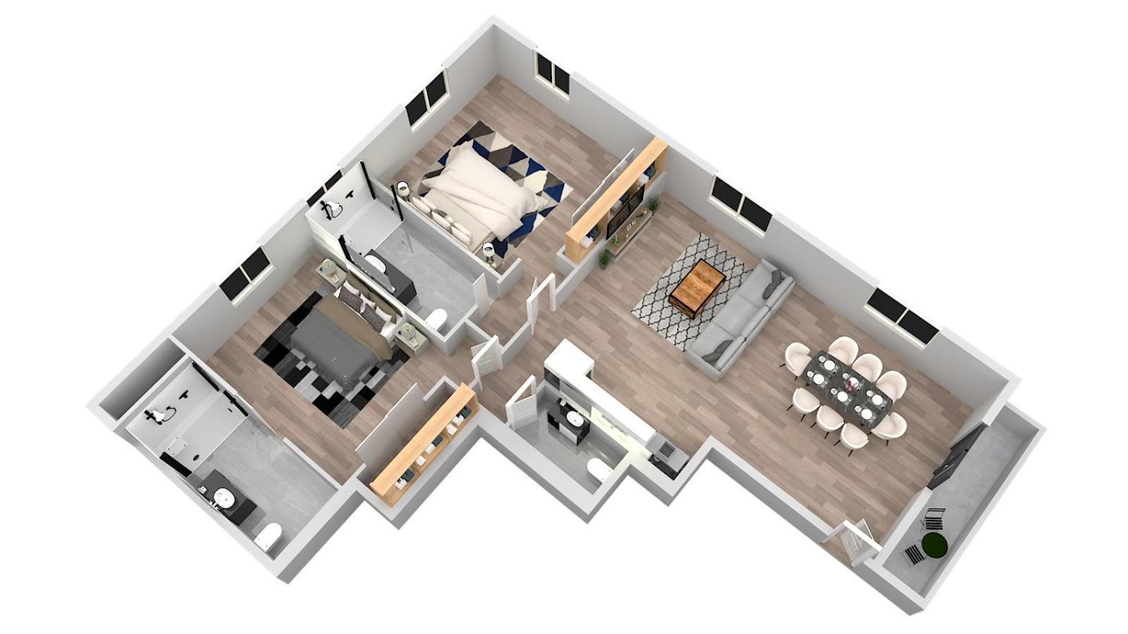 Superbe, T3 Spacieux 78 M2, Neuf, Parking, Balcon Gerde Exterior foto