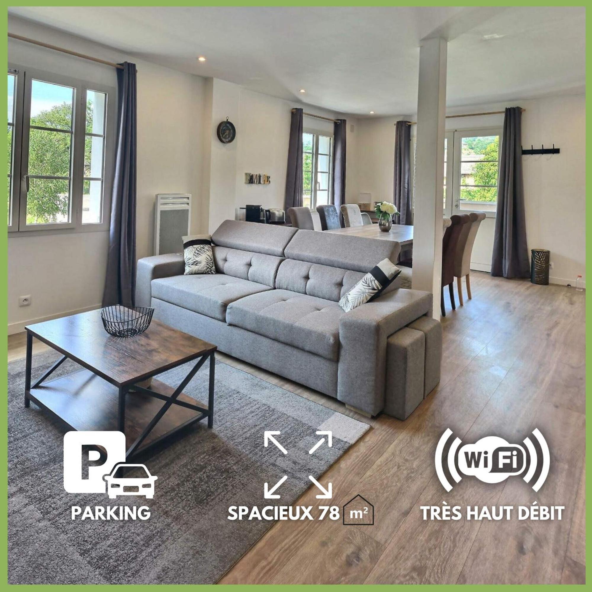 Superbe, T3 Spacieux 78 M2, Neuf, Parking, Balcon Gerde Exterior foto